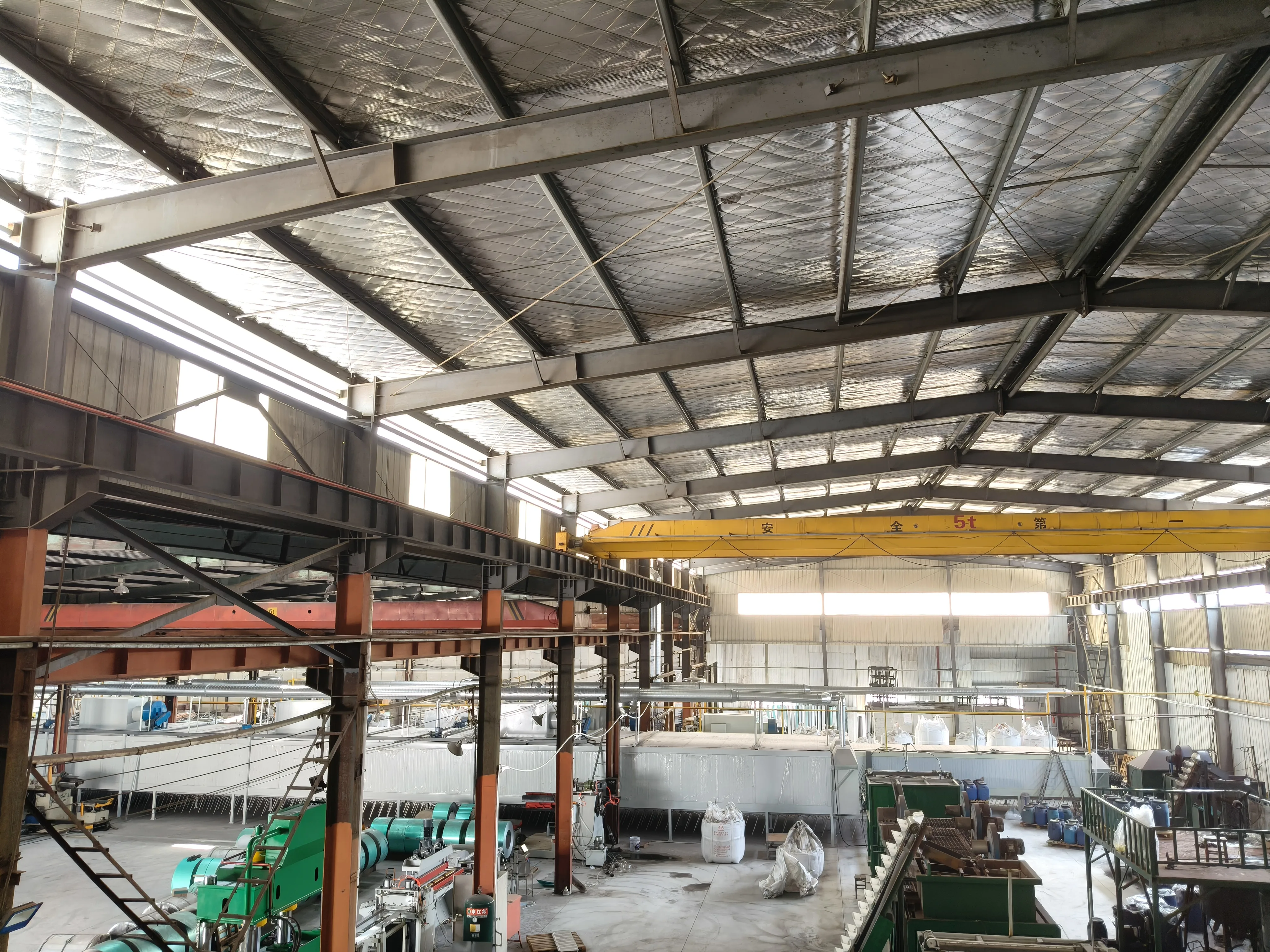 Lagos factory equipment and materials