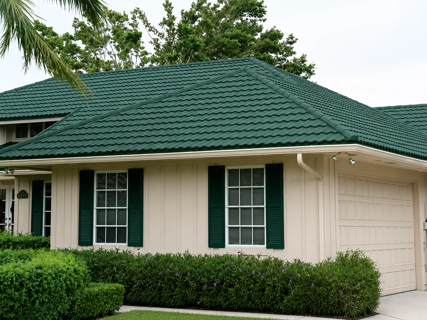 Premium stone coated metal roof project